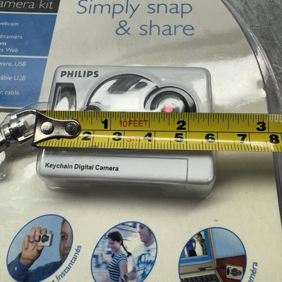Philips Keychain Digital Camera Kit P44417P Point & Shoot 2006 NEW Sealed - Picture 6 of 6